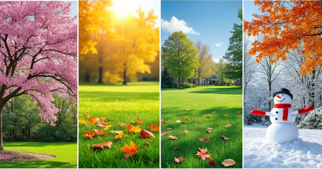 Family enjoying a lush lawn